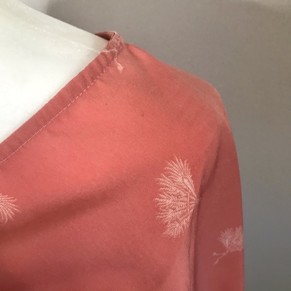 NEW Joie Arryn B Feather Print Dress Pink Kiss M - Picture 7 of 10